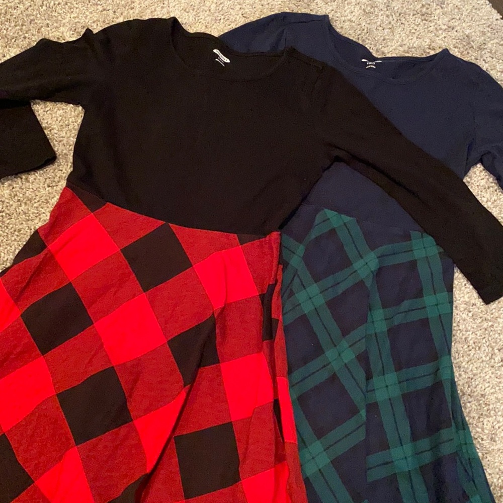 Two Old Navy girls dresses